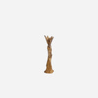 Antique Brass Palm Candlestick