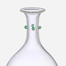 An Antique Green Bead Carafe
