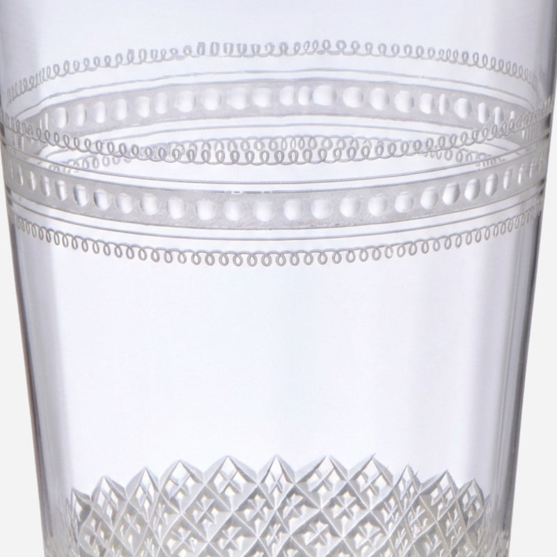 An Antique Set of 8 Crystal Tumblers