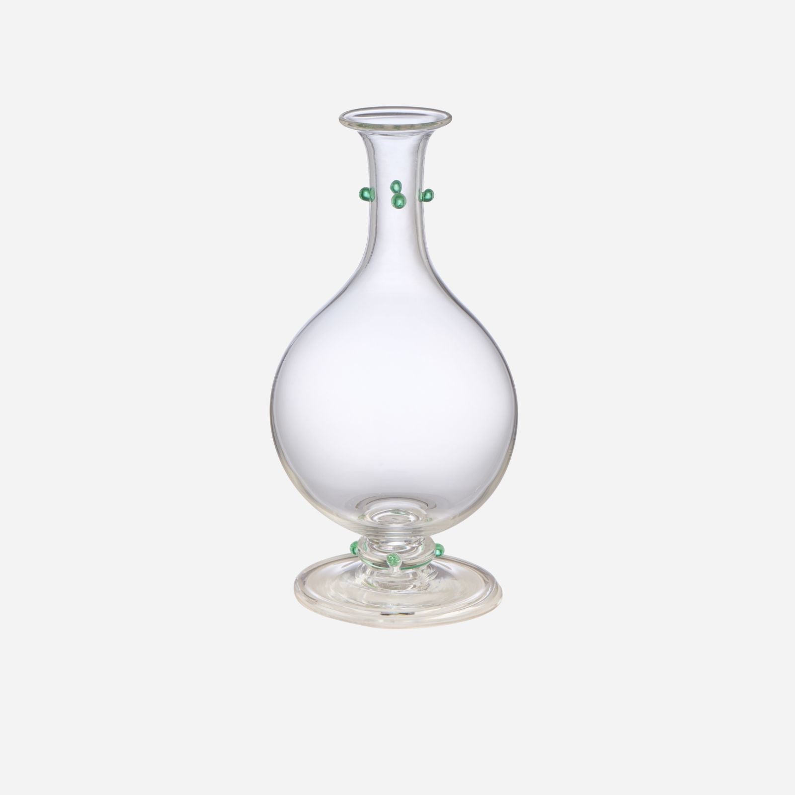 An Antique Green Bead Carafe