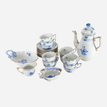 An Antique Herend Apponyi Blue Coffee Service