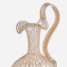 An Antique Salviati Glass Wine Jug