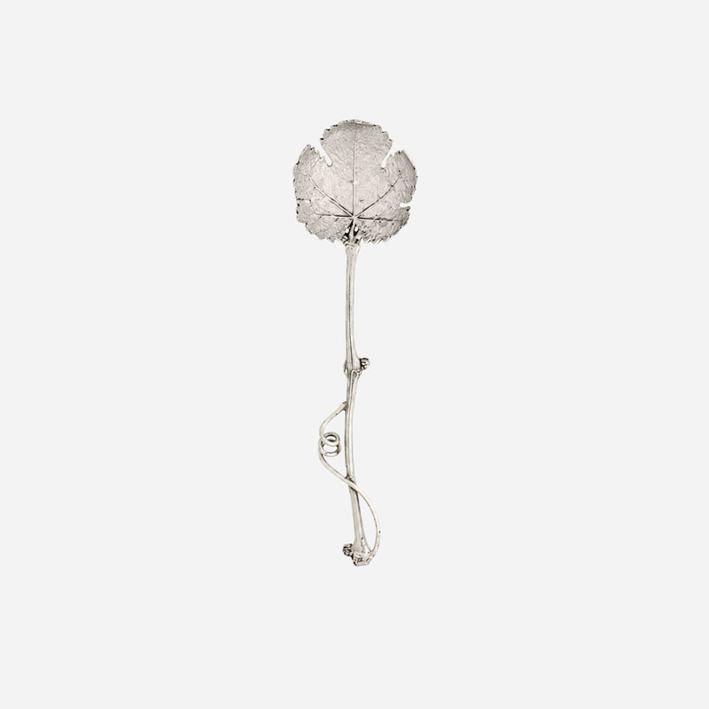Antique Silver Vine Leaf Spoon