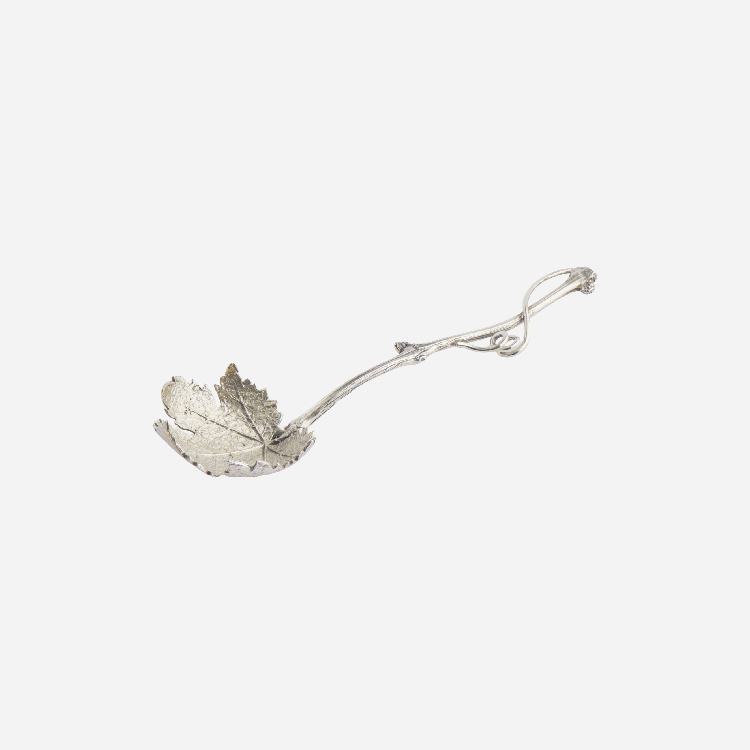 Antique Silver Vine Leaf Spoon