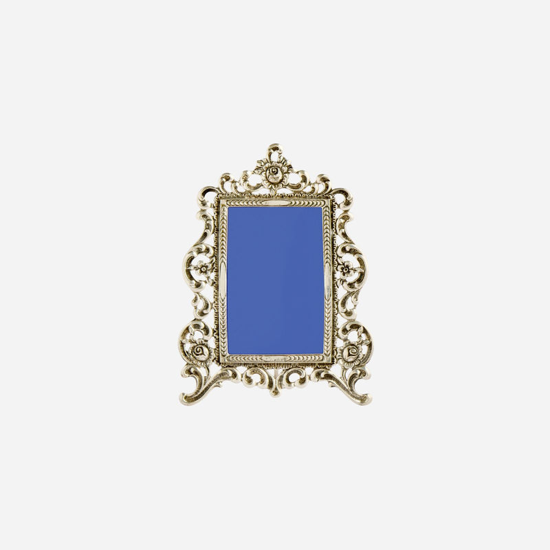 An Antique Sterling Silver Miniature Frame