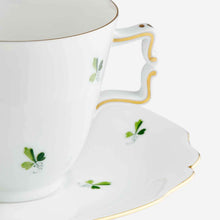 Load image into Gallery viewer, Grape Leaves Teacup &amp; Saucer

