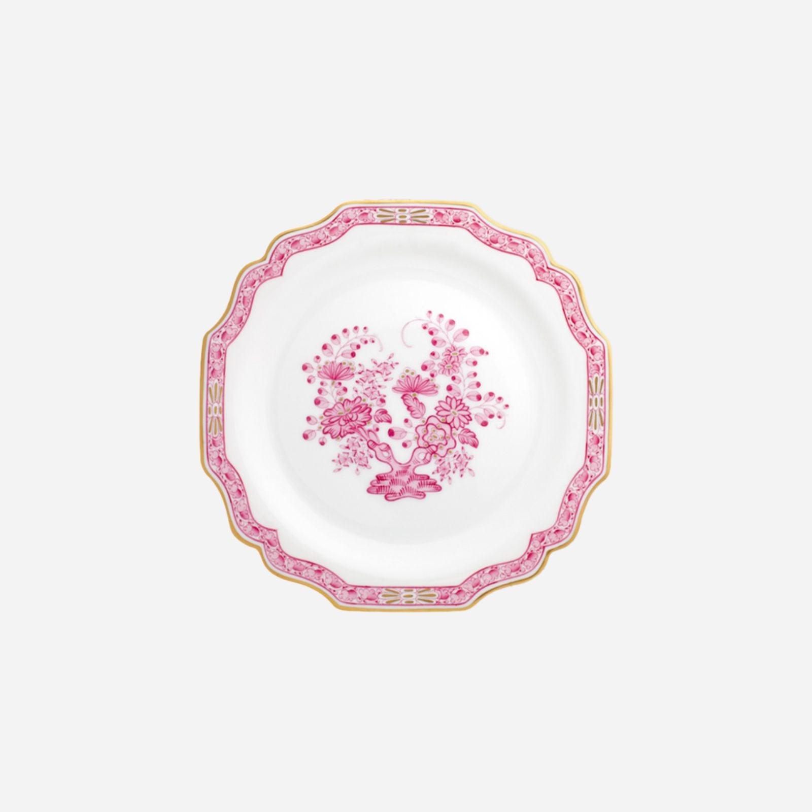 Indian Flower Bouquet Dessert Plate