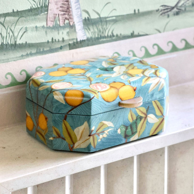 Aviary Marquetry Box