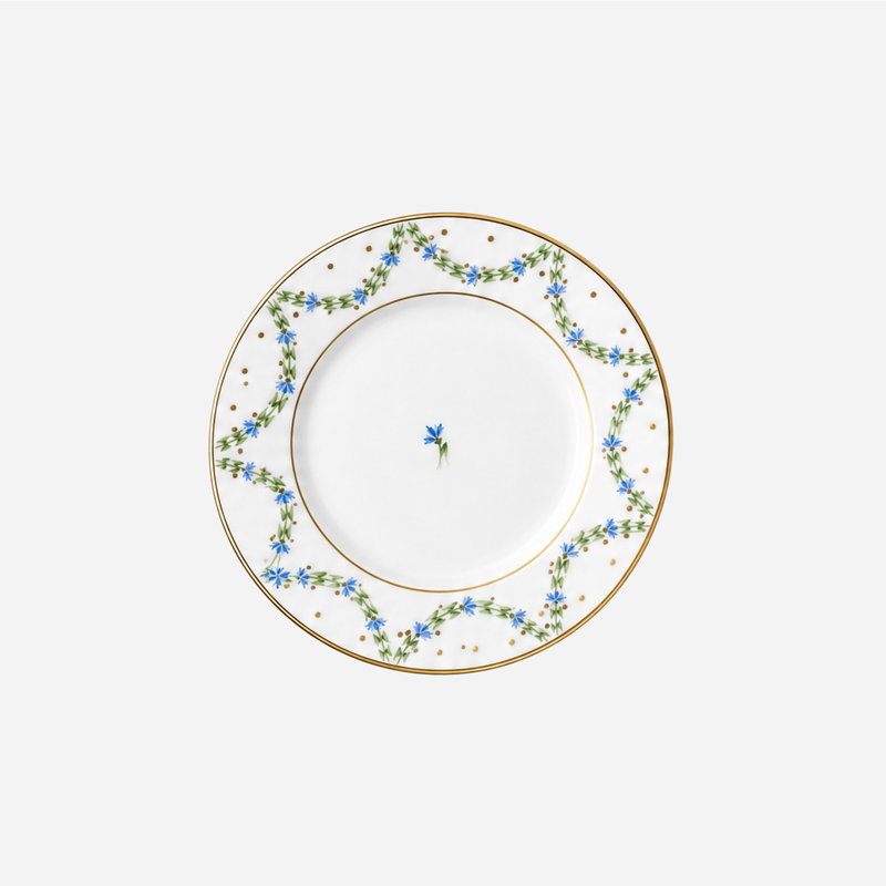 Barbeau Flower Dessert Plate