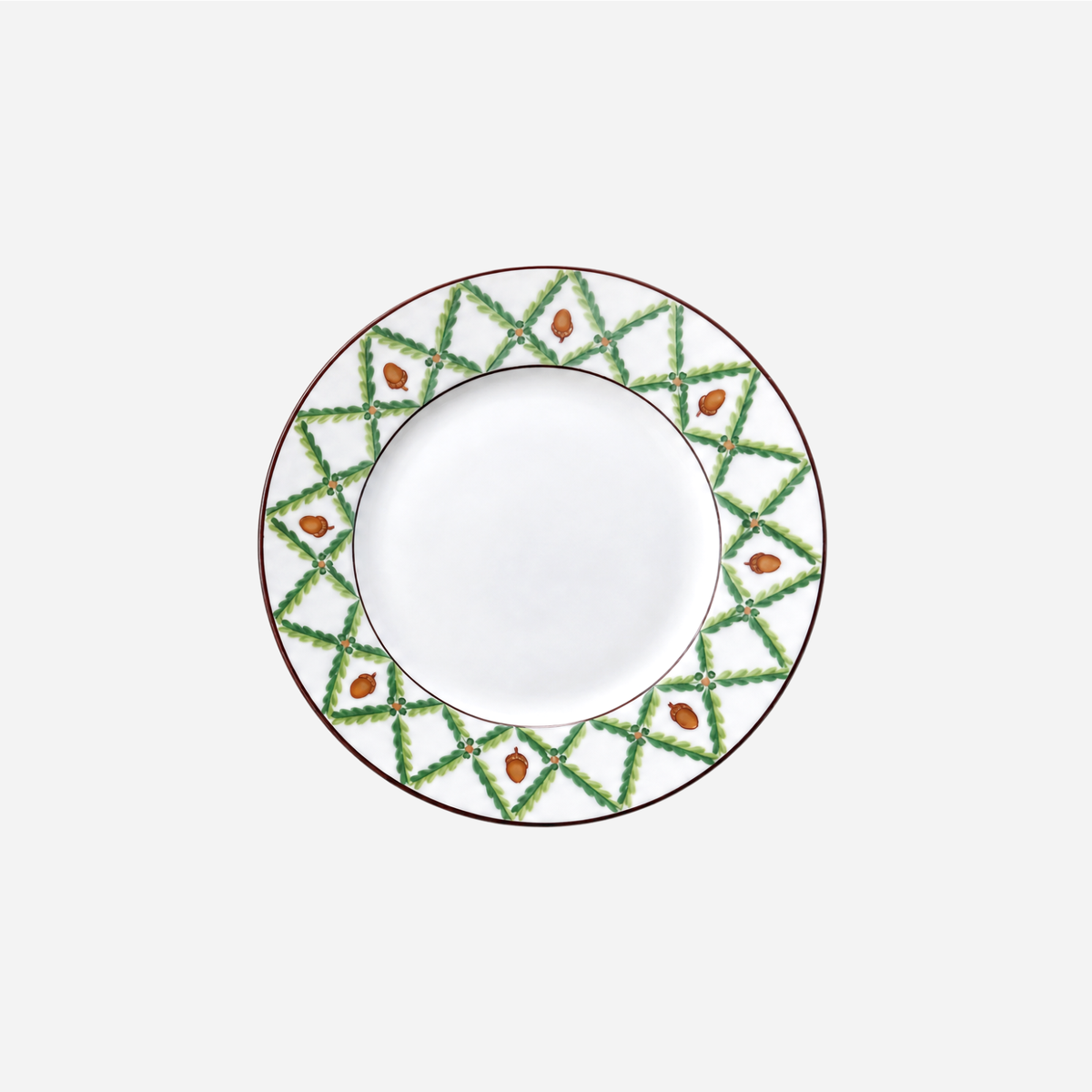 Winter Garland Dessert Plate