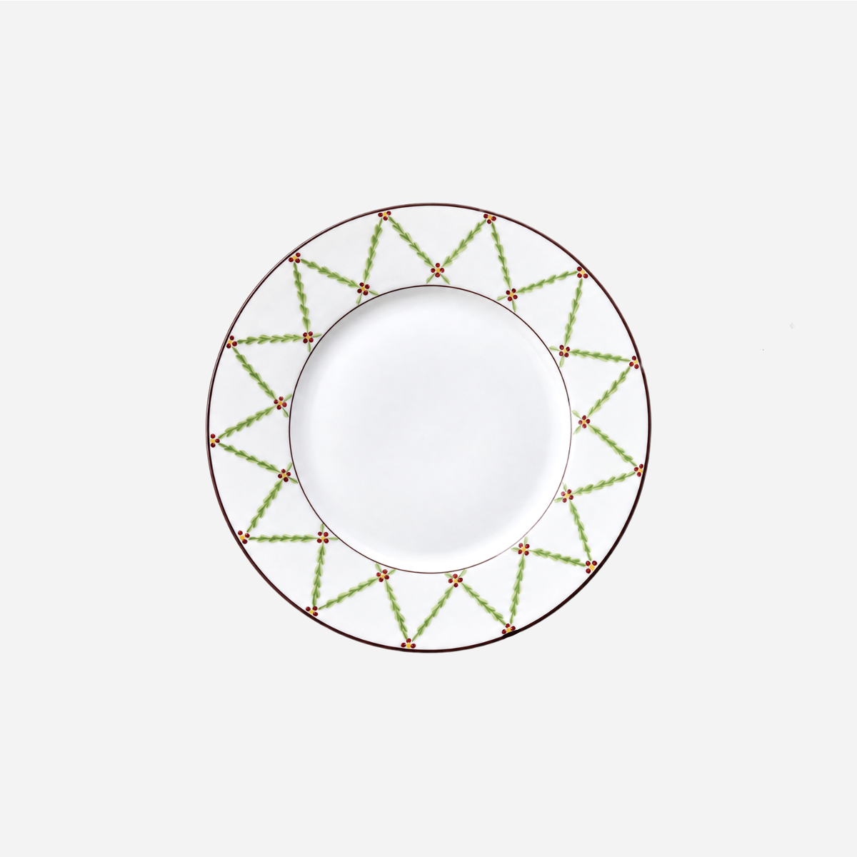 Winter Garland Dinner Plate