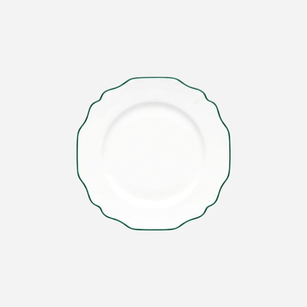 Bonadea | Augarten Wien 1718 | Belvedere Forest Green Rim Dessert Plate