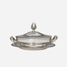 An Antique Pair of 19th Century French Silver Tureens with Dishes by Odiot à Paris