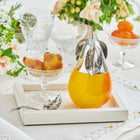 Murano Glass Yellow Pear Jam Jar