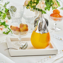 Murano Glass Yellow Pear Jam Jar