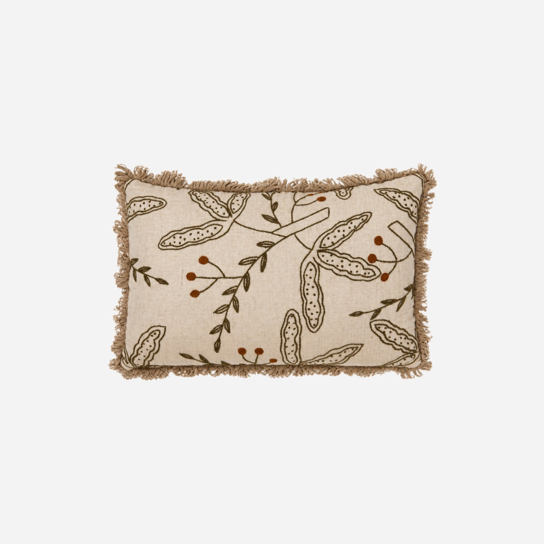 Acacia Hand-Embroidered Cushion