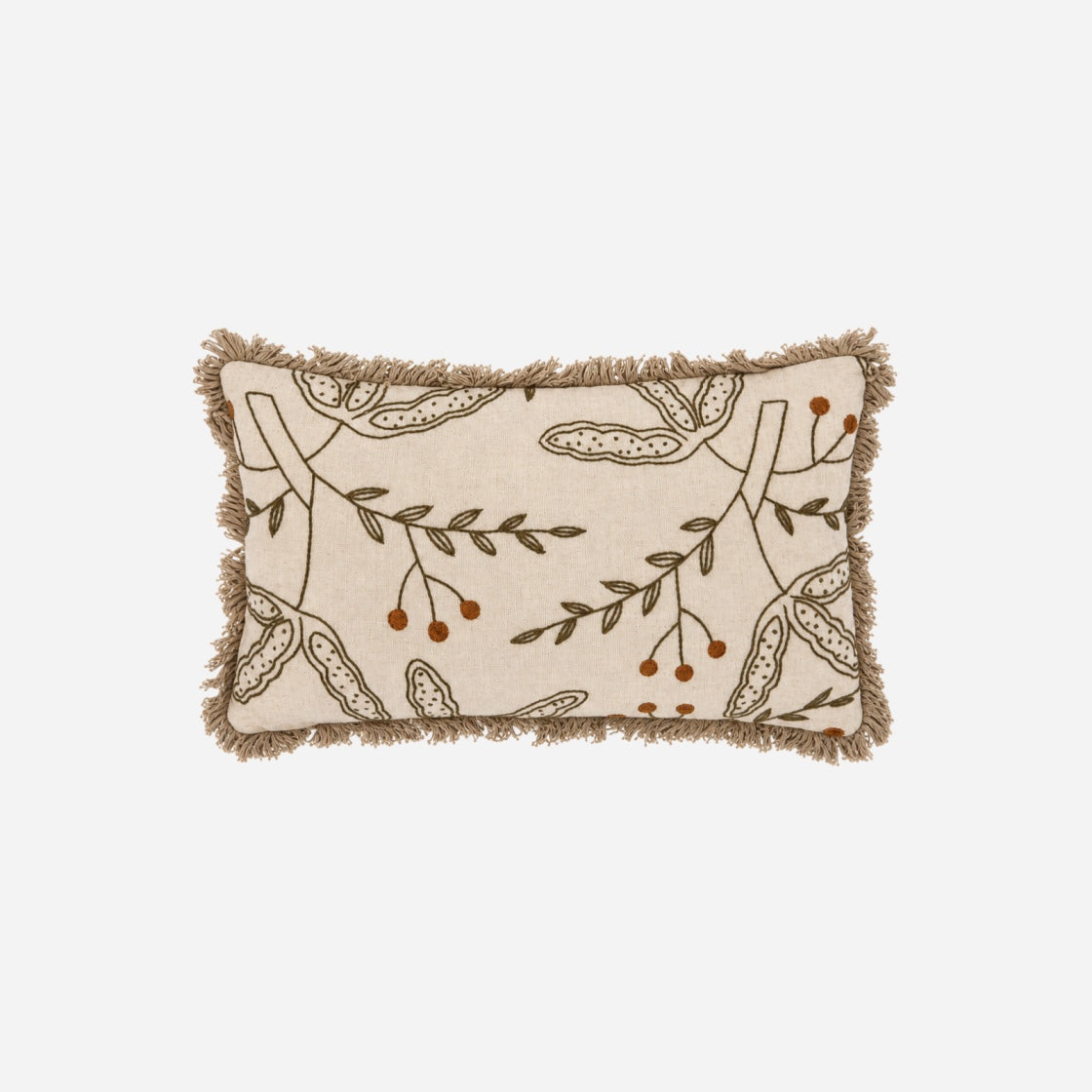 Acacia Hand-Embroidered Cushion