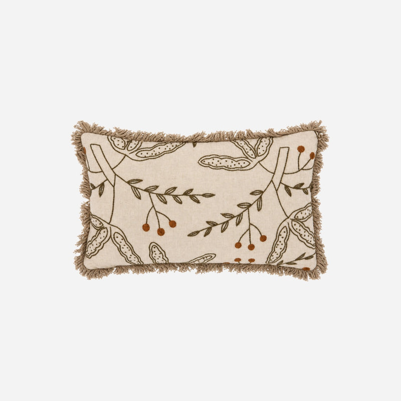 Acacia Hand-Embroidered Cushion