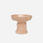Ceramic Relief Small Footed Bowl