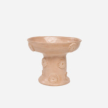 Ceramic Relief Small Footed Bowl