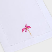 Pink Palm Cocktail Napkin - Set of 6