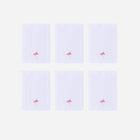 Pink Palm Cocktail Napkin - Set of 6