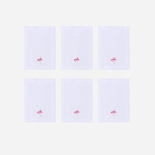Pink Palm Cocktail Napkin - Set of 6