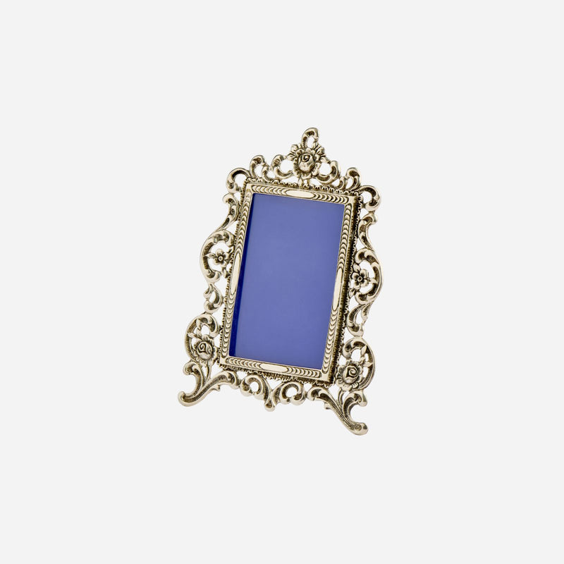 An Antique Sterling Silver Miniature Frame