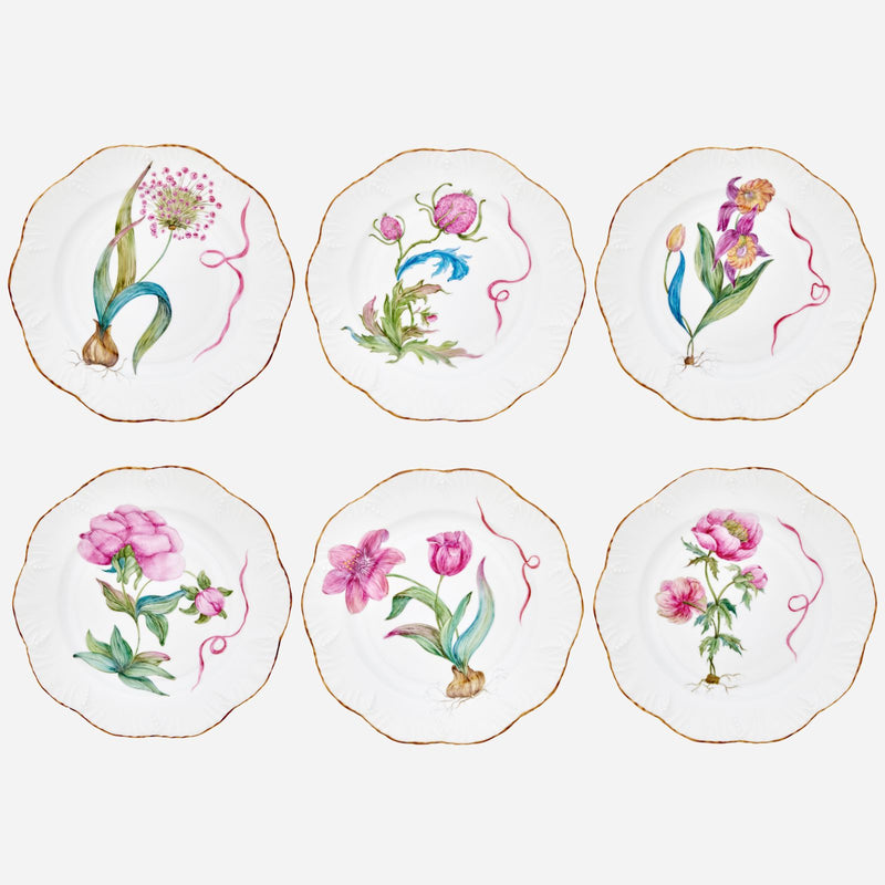 Divine Botanica Dessert Plate - Set of 6