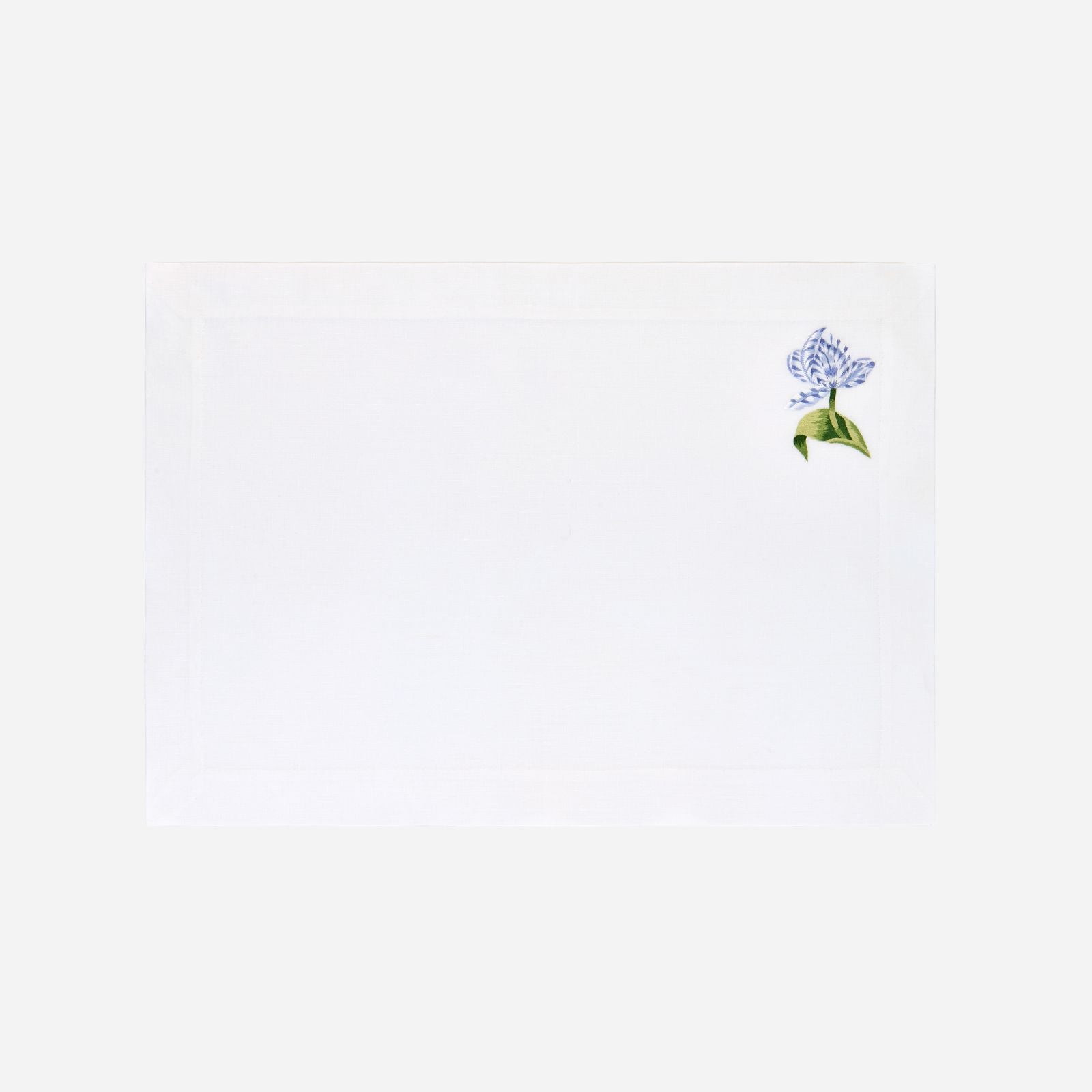 Old Master Tulips Embroidered Placemat - Set of 4