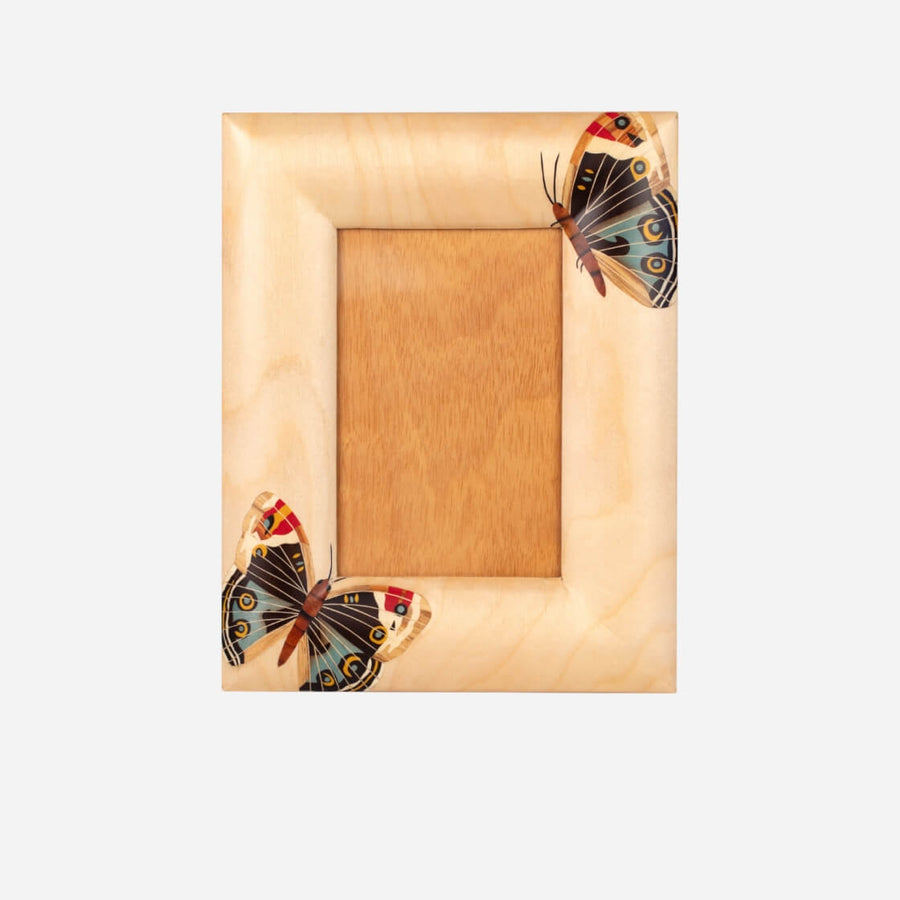 Silvia Furmanovich Borboleta Marquetry Frame