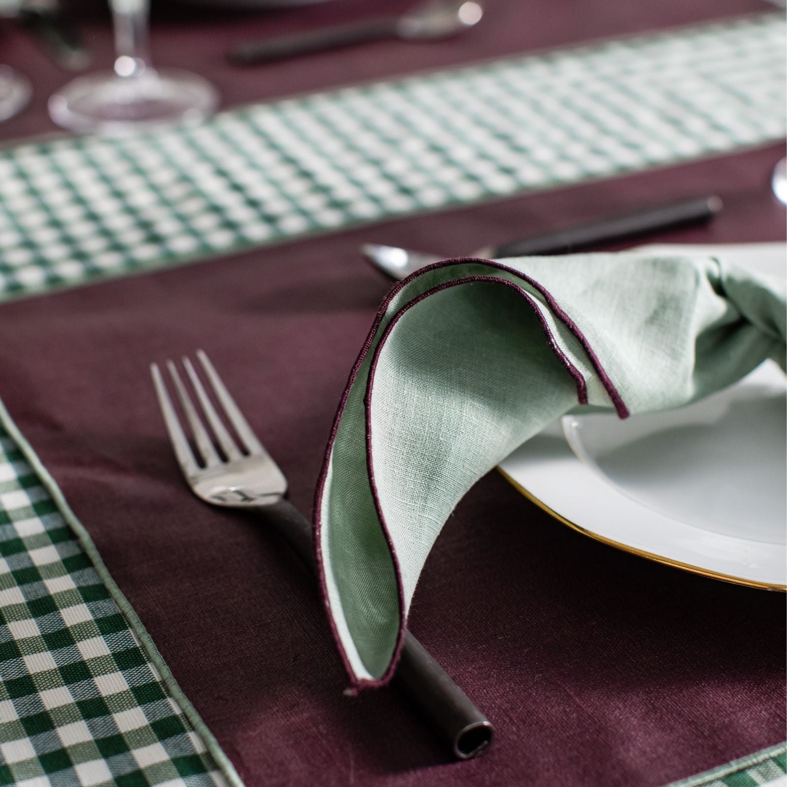 Adele Dinner Napkin Prune - Set of 4