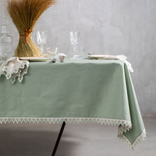 Amalfi Tablecloth Salvia