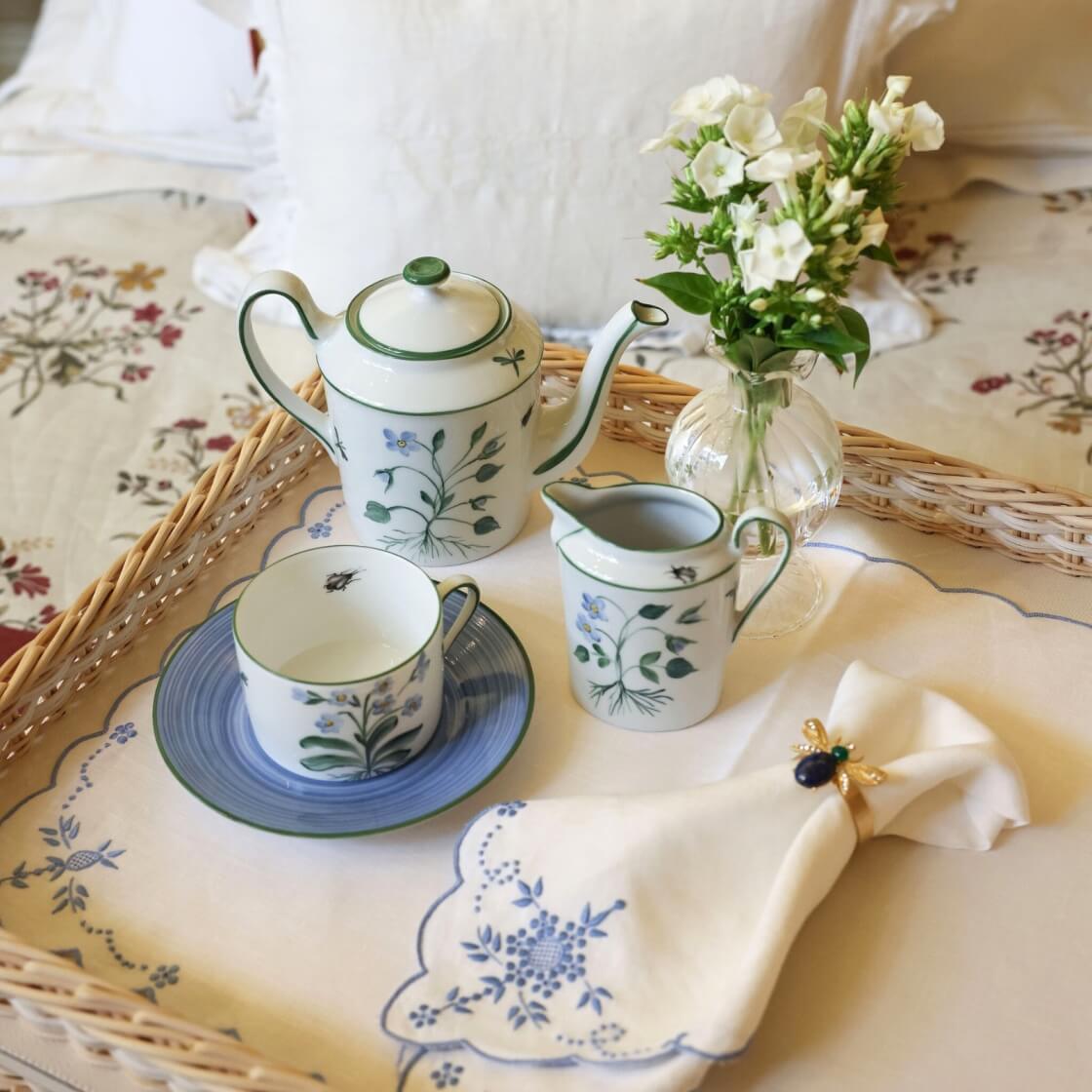Botanique Primrose Teacup & Saucer