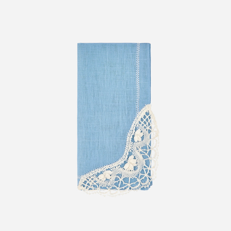 Camariñas Blue Tablecloth & Napkin Set