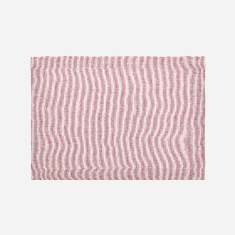 Candy Raspberry Striped Placemat