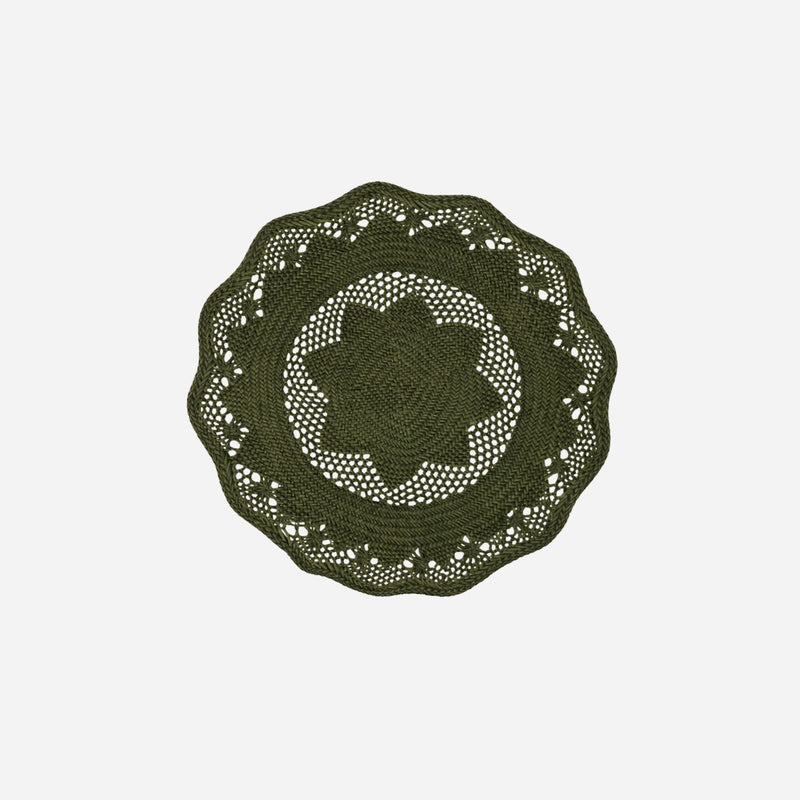 Estrella Placemat Olive - Set of 4