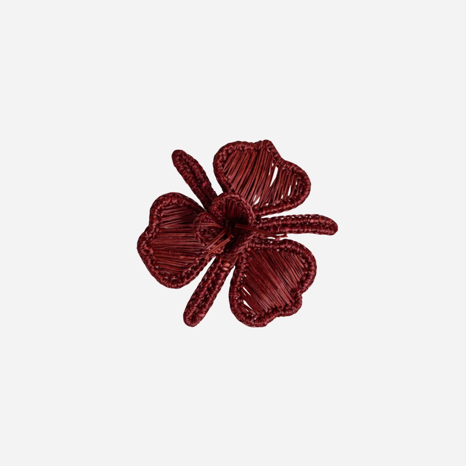 Orquídea Napkin Ring Marsala- Set of 4