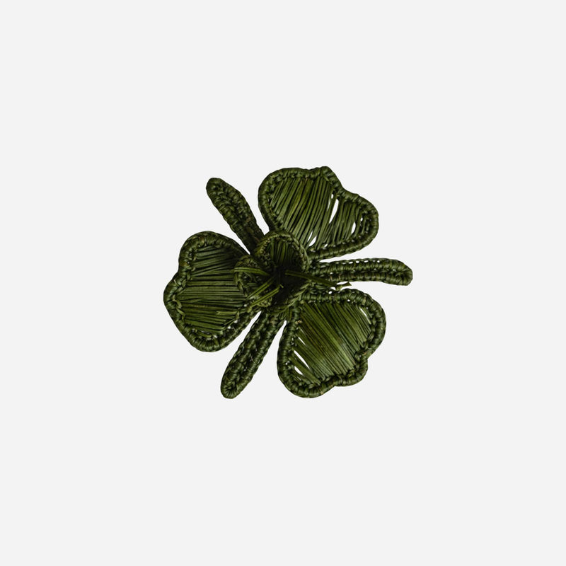 Orquídea Napkin Ring Olive - Set of 4