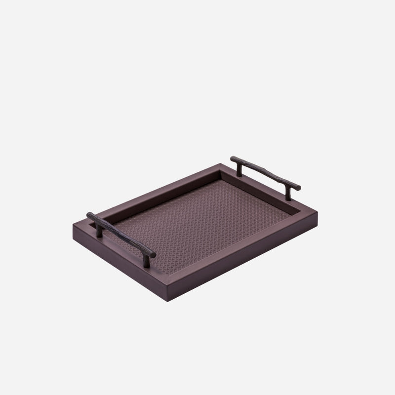 Chaumont Rectangular Tray Plum