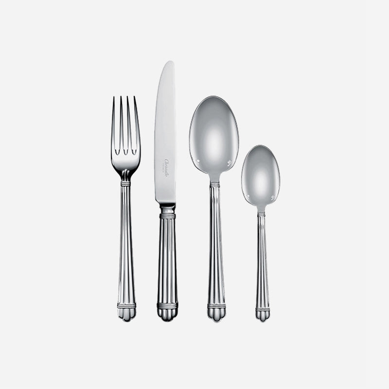 T&S Aria 4-Piece Silver-Plated Cutlery Set
