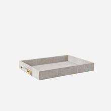 Classic Shagreen Serving Tray Dove
