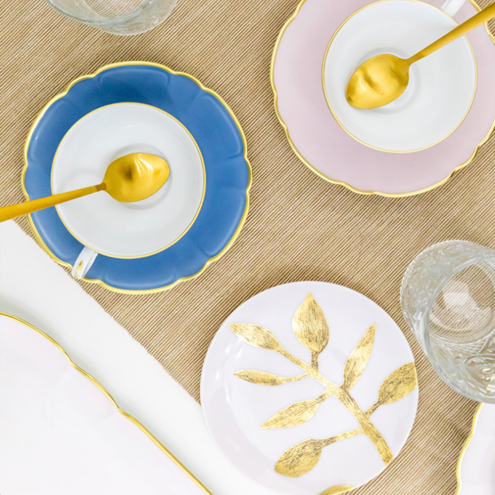 Daphné Dessert Plate Soft Pink