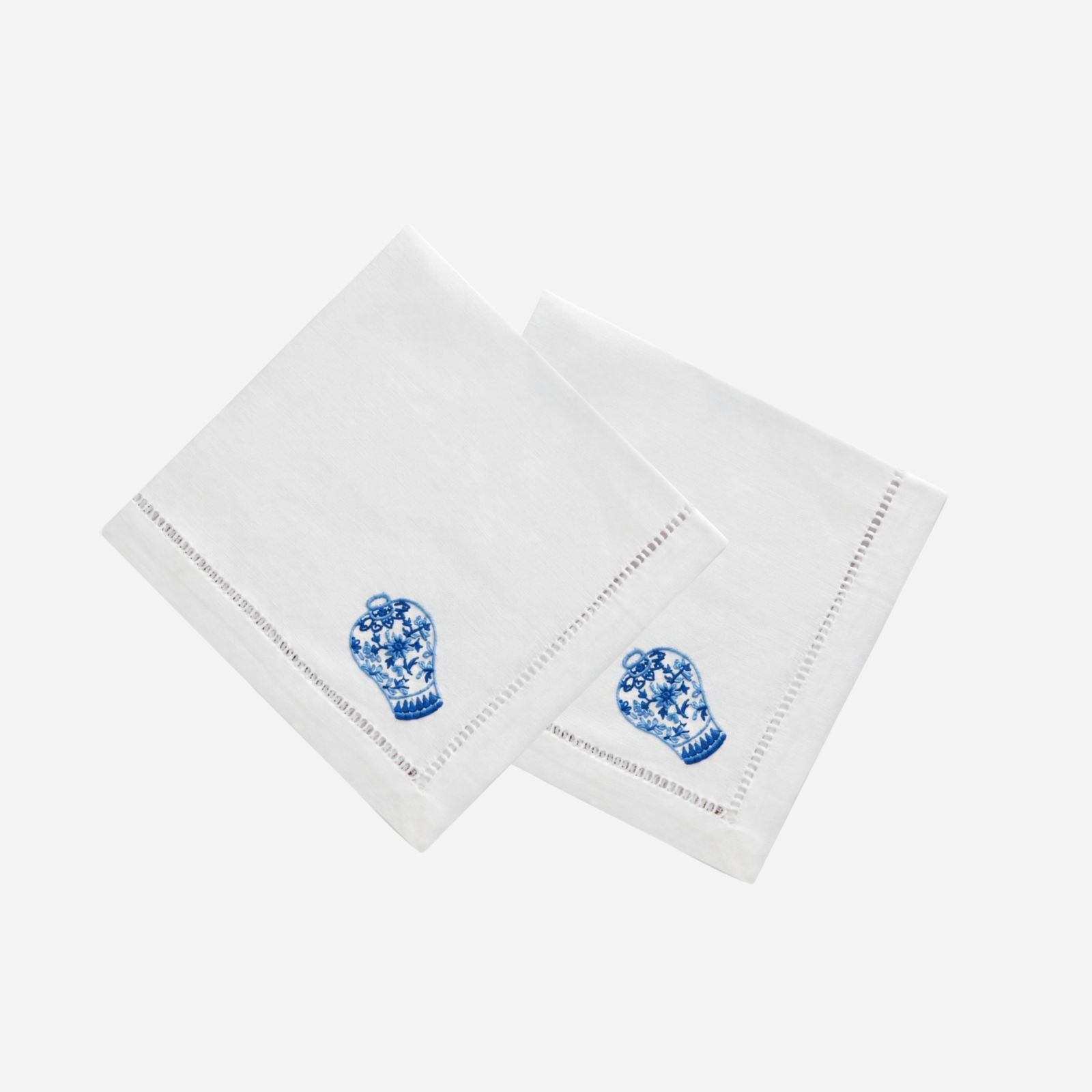Delft Vase Cocktail Napkin - Set of 2