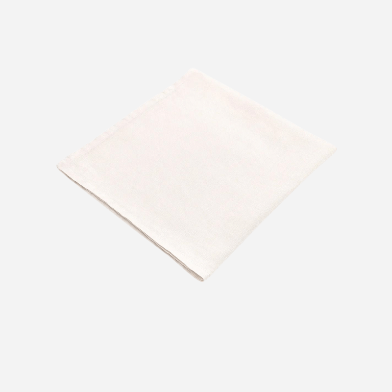 Ecru Linen Sateen Napkins - Set of 4