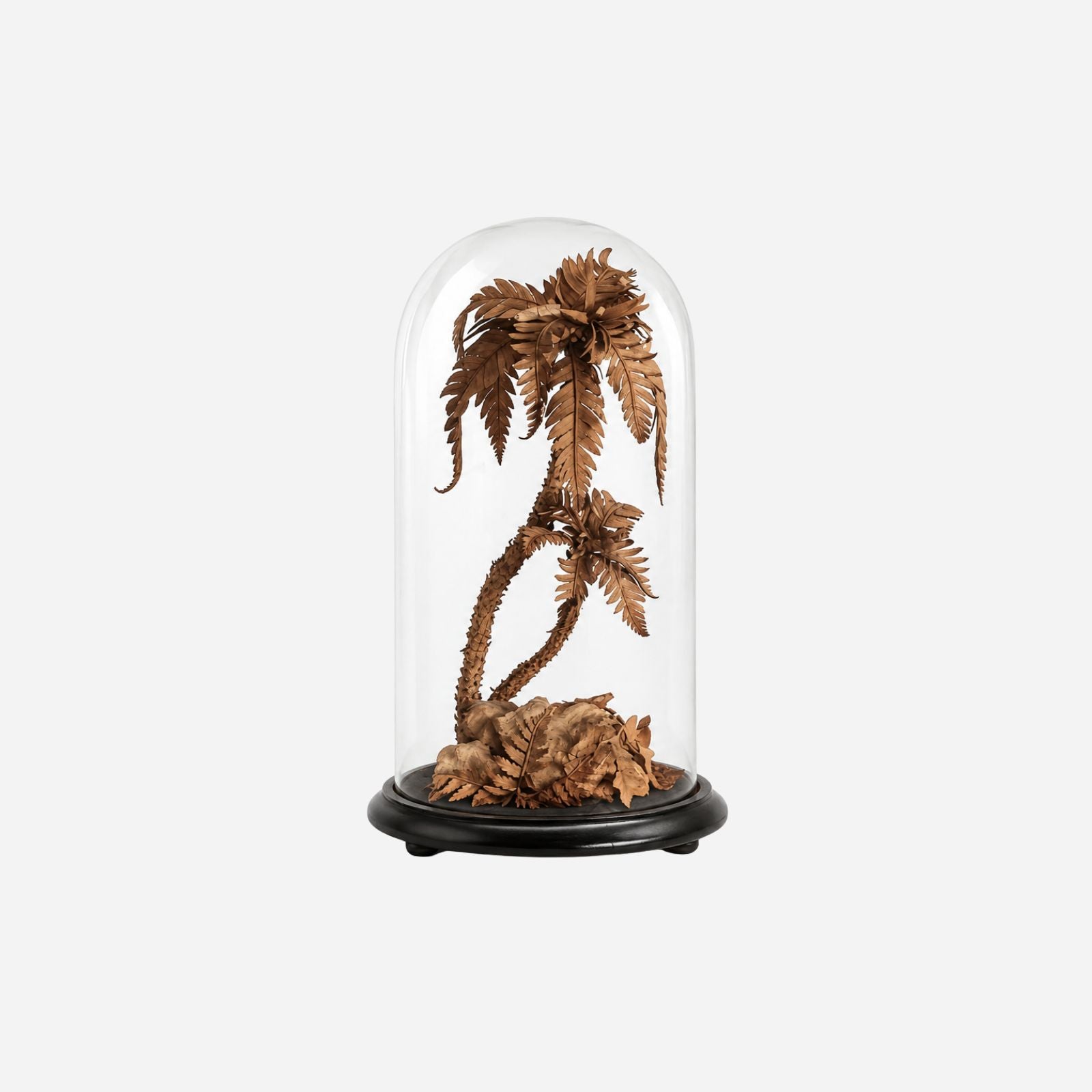 Edwardian Leather Palm Tree with Cloche