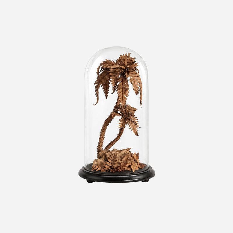 Edwardian Leather Palm Tree with Cloche