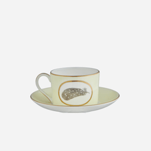 Load image into Gallery viewer, Egg &amp; Feather Teacup &amp; Saucer
