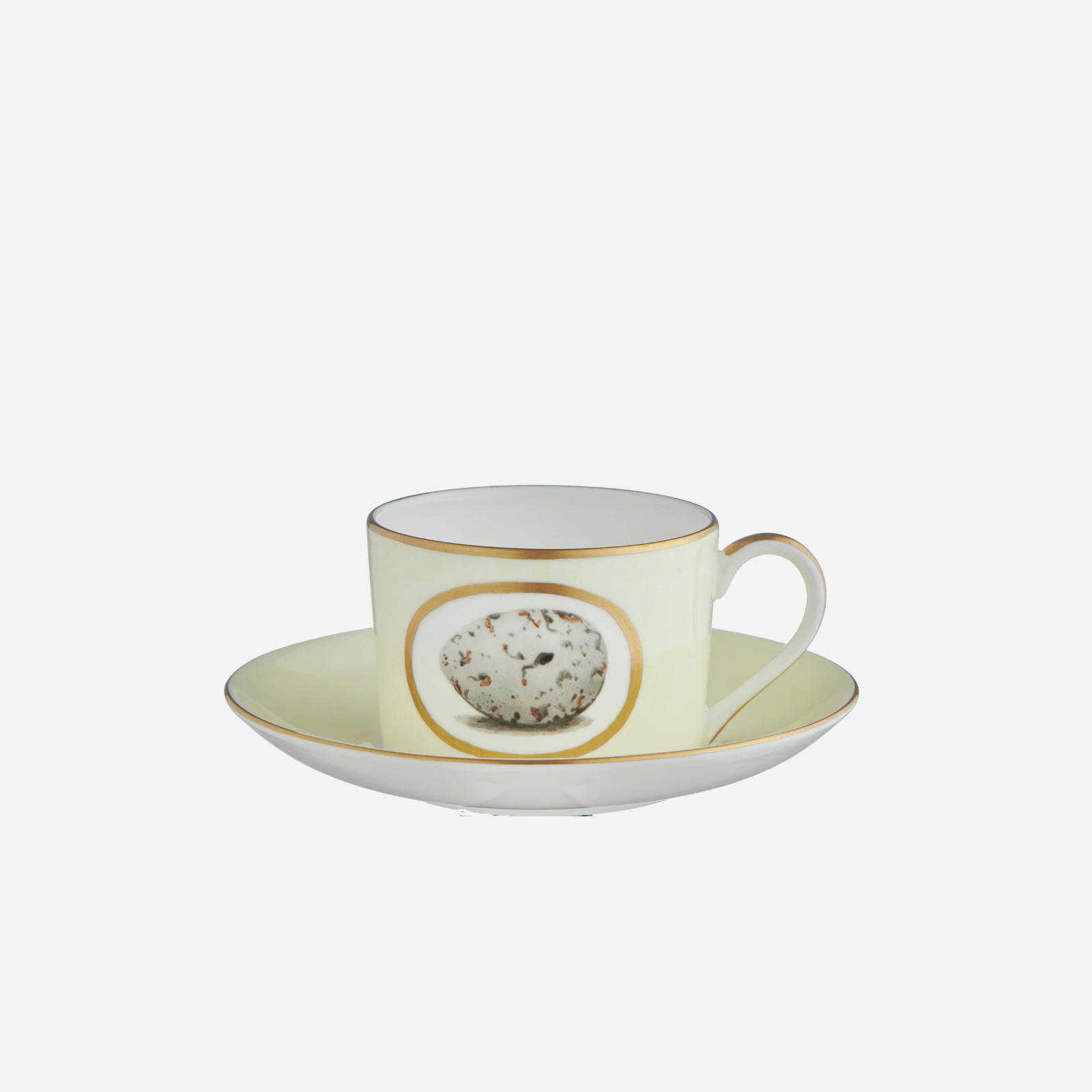 Egg & Feather Teacup & Saucer