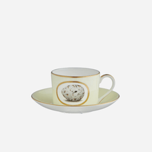 Load image into Gallery viewer, Egg &amp; Feather Teacup &amp; Saucer
